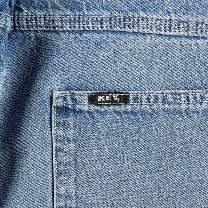 Key Denim Painter Pants, Men's Size W34 (approx.) cotton blue type Vintage Second Hand