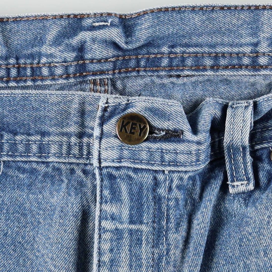 Key Denim Painter Pants, Men's Size W34 (approx.) cotton blue type Vintage Second Hand