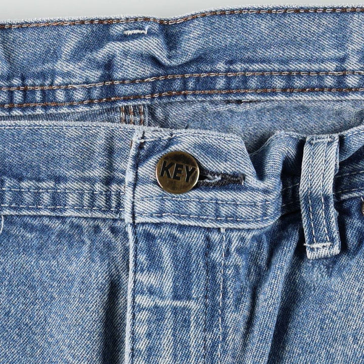 Key Denim Painter Pants, Men's Size W34 (approx.) cotton blue type Vintage Second Hand