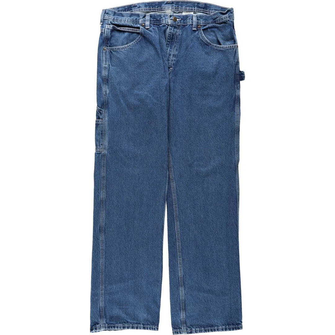 Key Denim Painter Pants for Men, W37 cotton blue type Vintage Second Hand