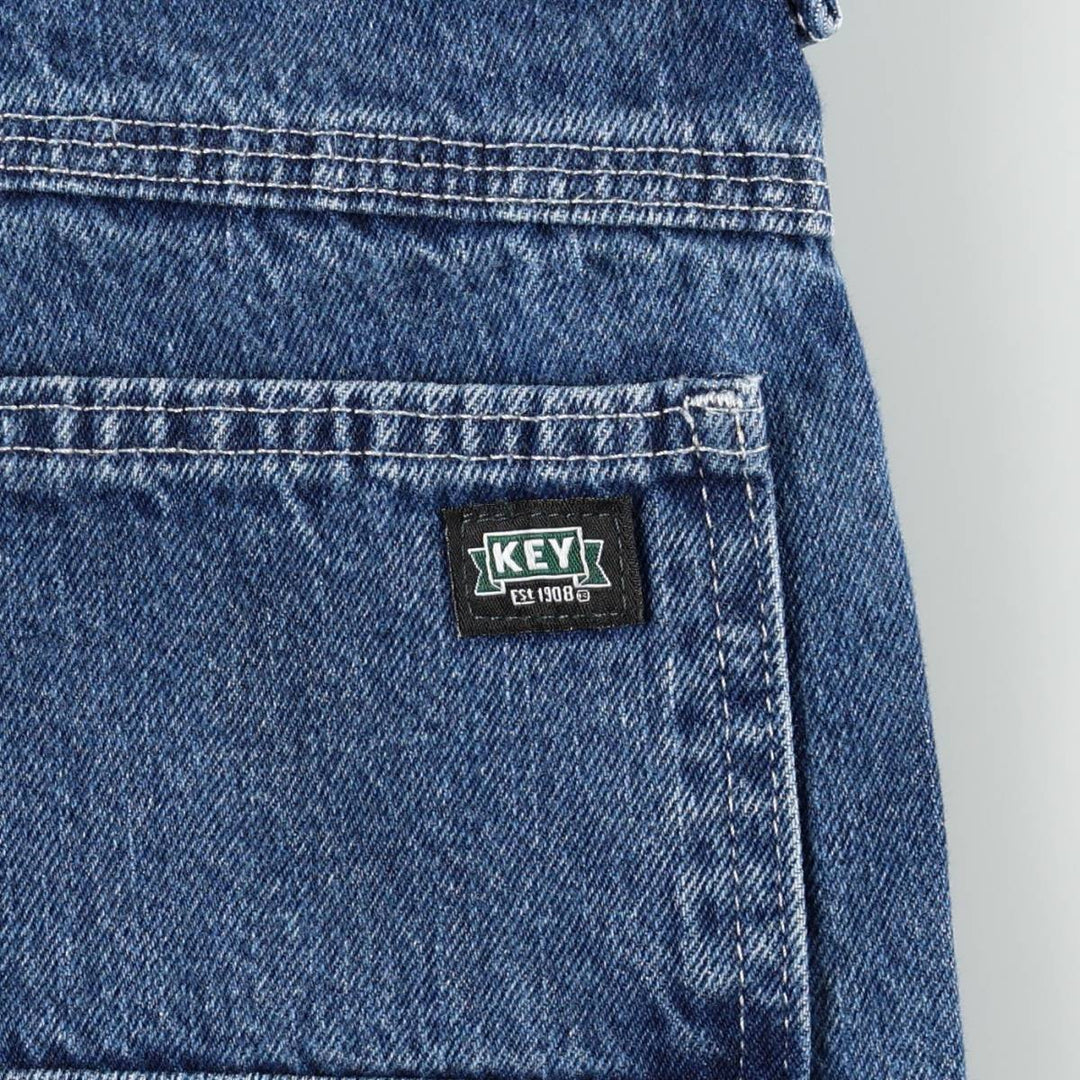 Key Denim Painter Pants for Men, W37 cotton blue type Vintage Second Hand