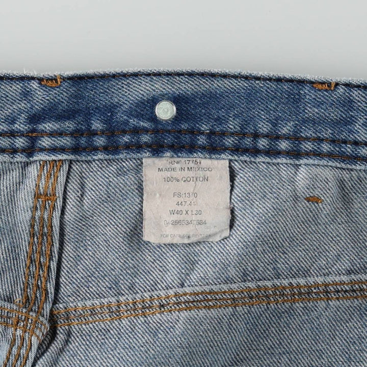 Key Double Knee Denim Painter Pants, Men's W39 (approx.) cotton blue type Vintage Second Hand