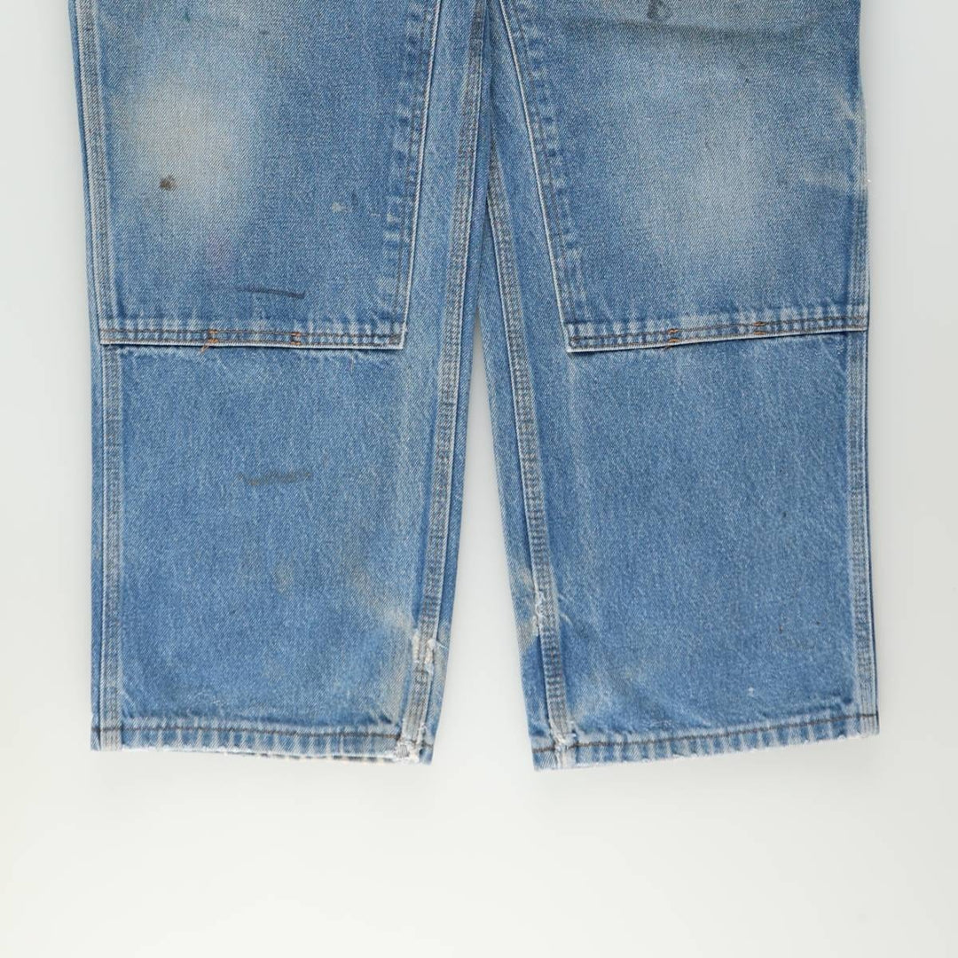Key Double Knee Denim Painter Pants, Men's W39 (approx.) cotton blue type Vintage Second Hand