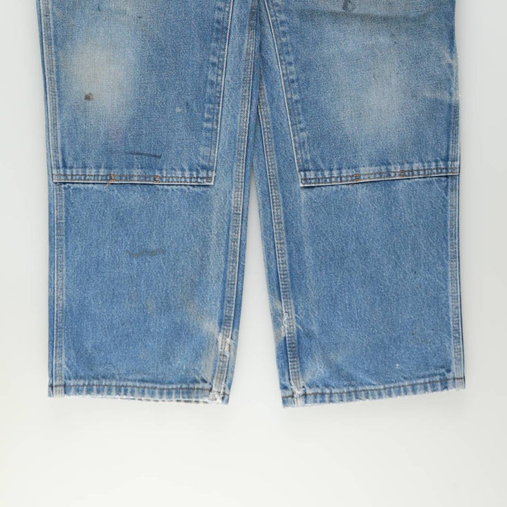 Key Double Knee Denim Painter Pants, Men's W39 (approx.) cotton blue type Vintage Second Hand