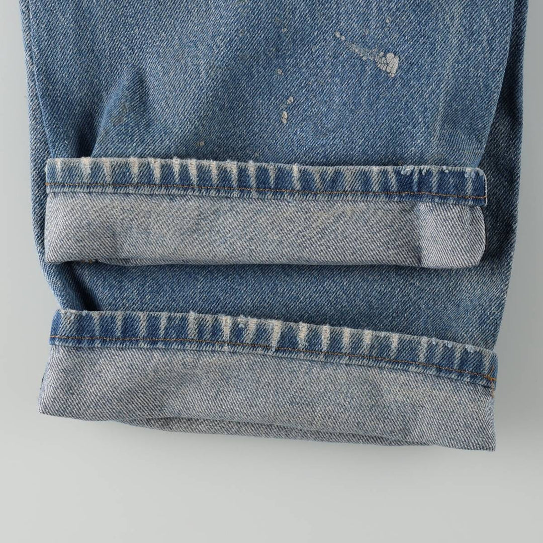 Key Double Knee Denim Painter Pants, Men's W39 (approx.) cotton blue type Vintage Second Hand