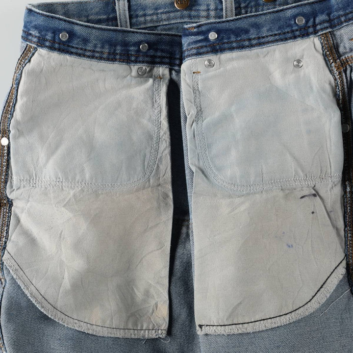Key Double Knee Denim Painter Pants, Men's W39 (approx.) cotton blue type Vintage Second Hand