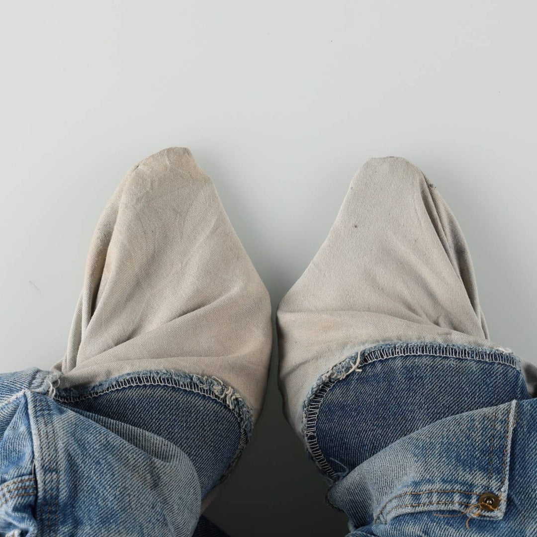 Key Double Knee Denim Painter Pants, Men's W39 (approx.) cotton blue type Vintage Second Hand