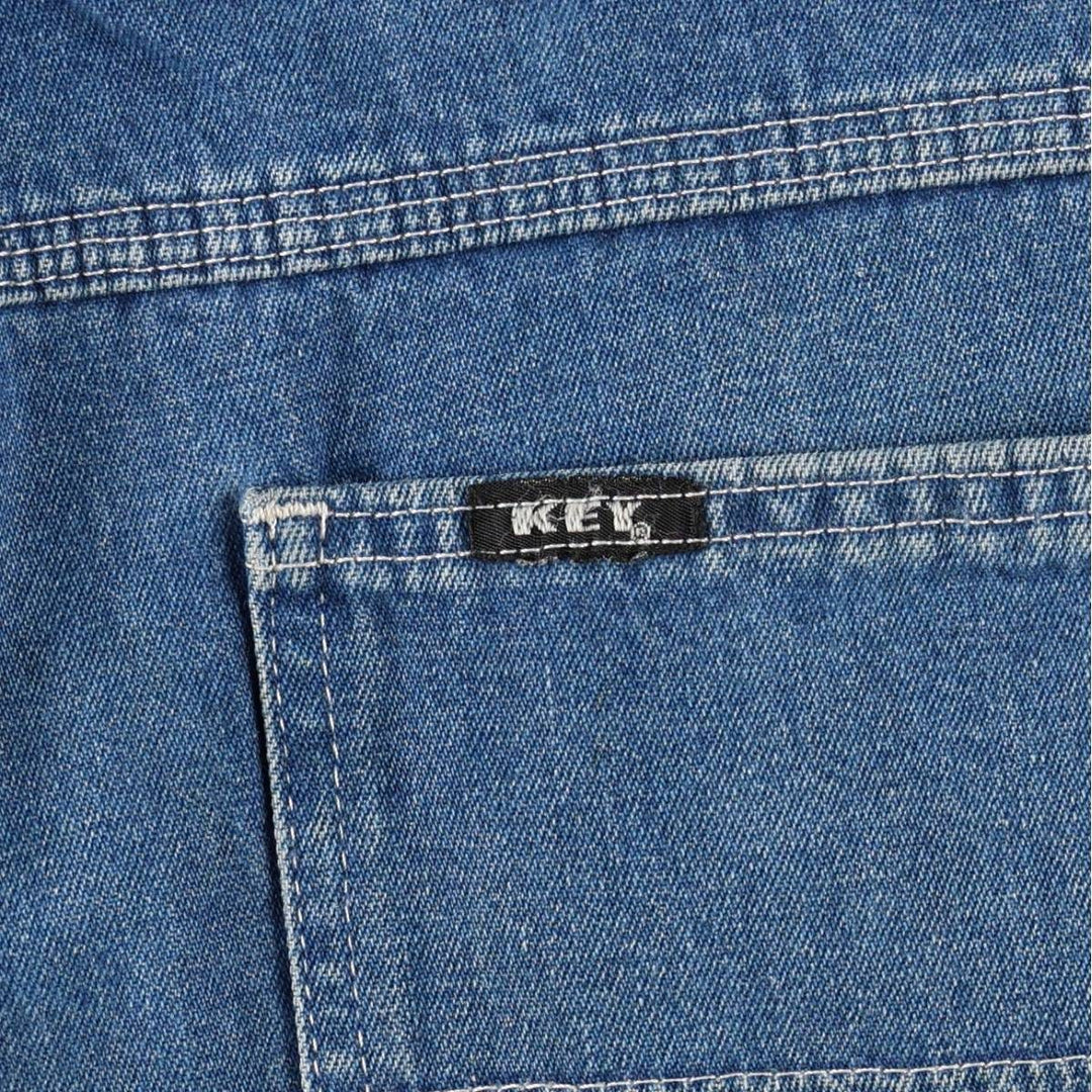 Key Denim Painter Pants, Men's Size W34 (approx.) cotton blue type Vintage Second Hand