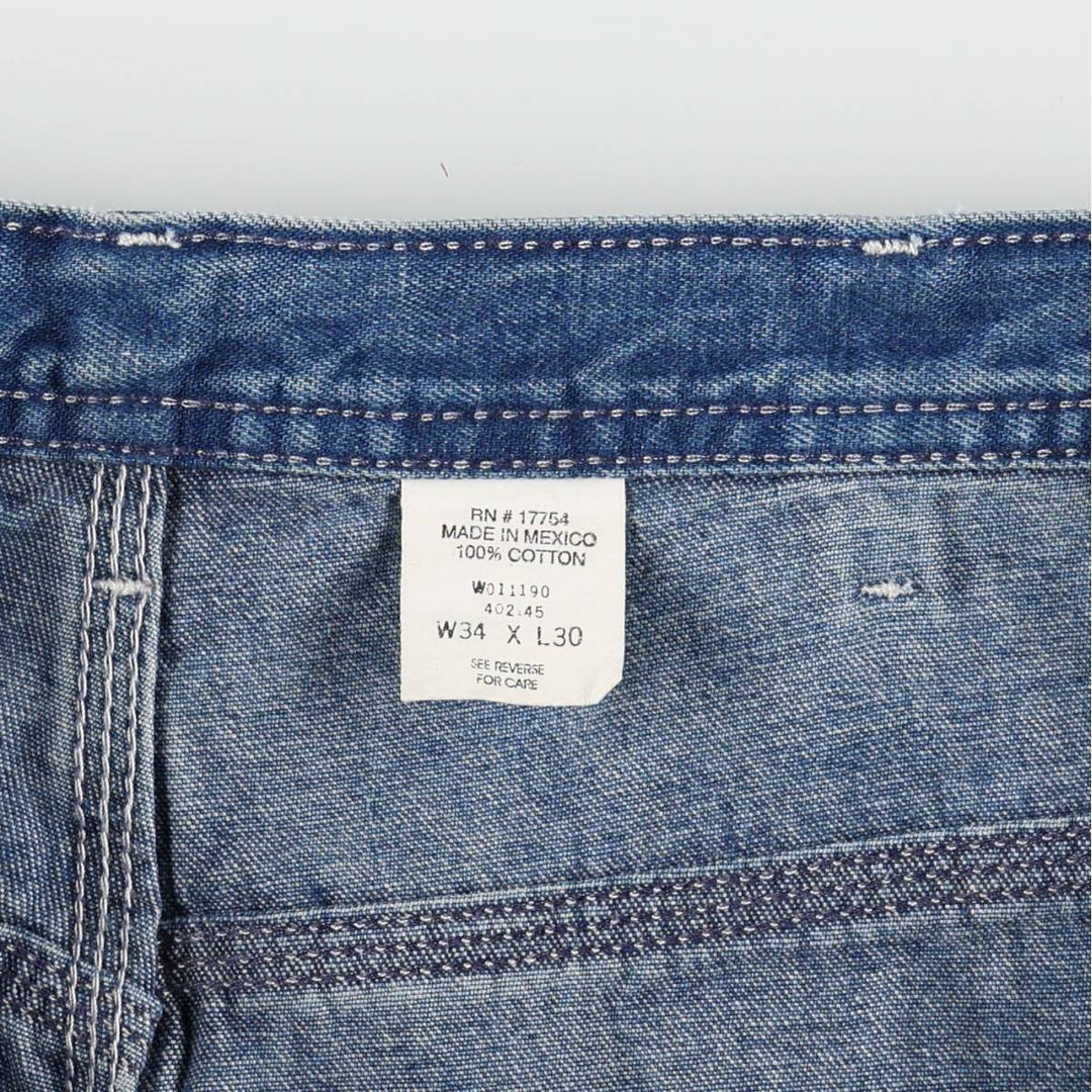 Key Denim Painter Pants, Men's Size W34 (approx.) cotton blue type Vintage Second Hand