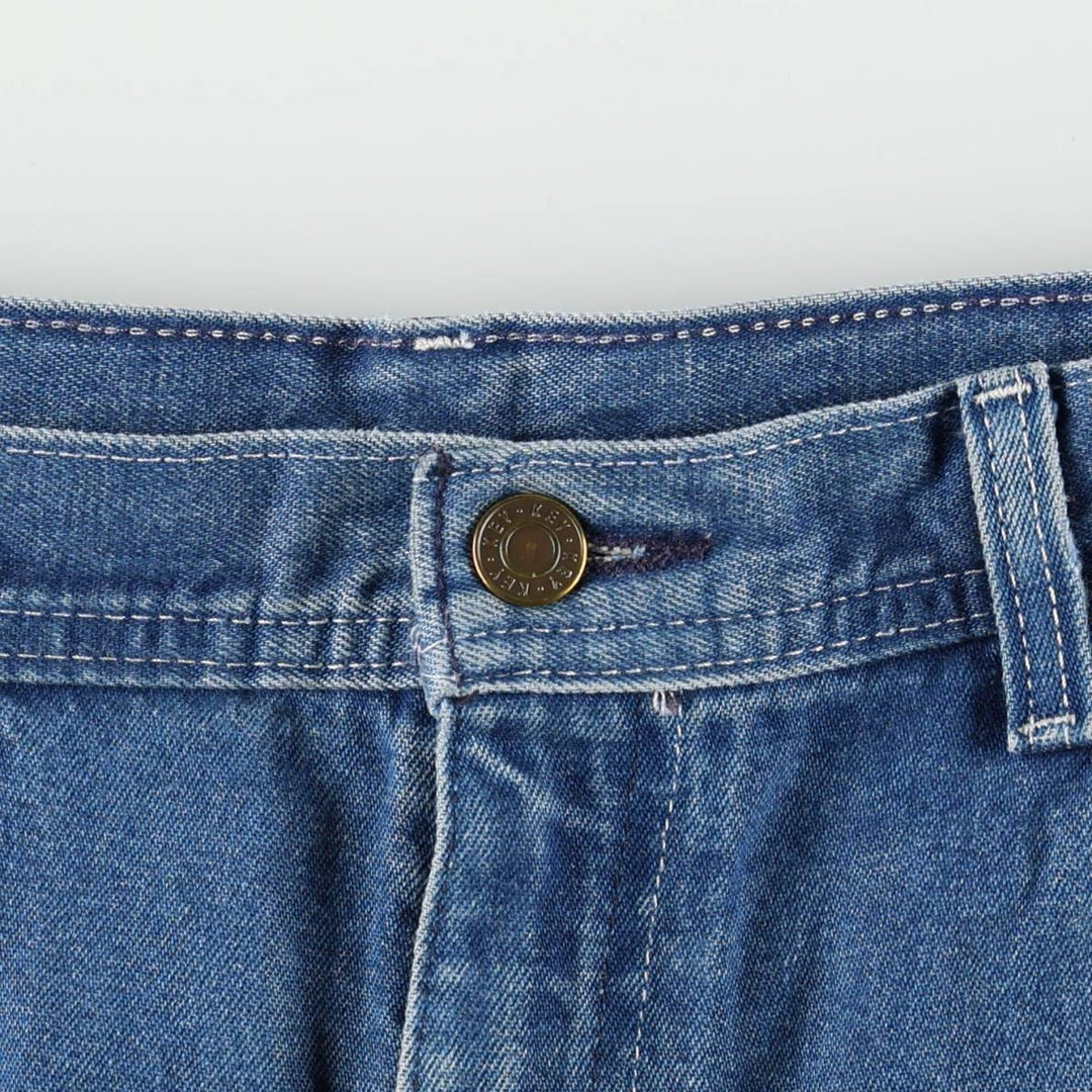 Key Denim Painter Pants, Men's Size W34 (approx.) cotton blue type Vintage Second Hand