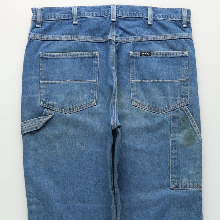 Key Denim Painter Pants, Men's Size W34 (approx.) cotton blue type Vintage Second Hand