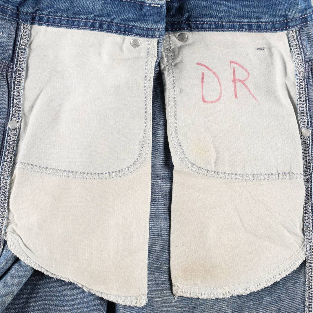 Key Denim Painter Pants, Men's Size W34 (approx.) cotton blue type Vintage Second Hand