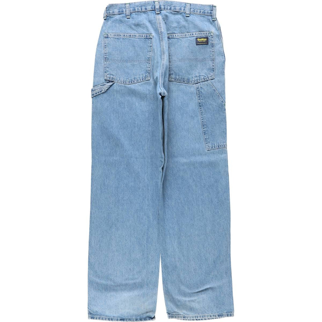 ~1980'S OSHKOSH B'Gosh Denim Painter Pants, Men's W30 (approx.), Vintage cotton blue type Vintage Second Hand