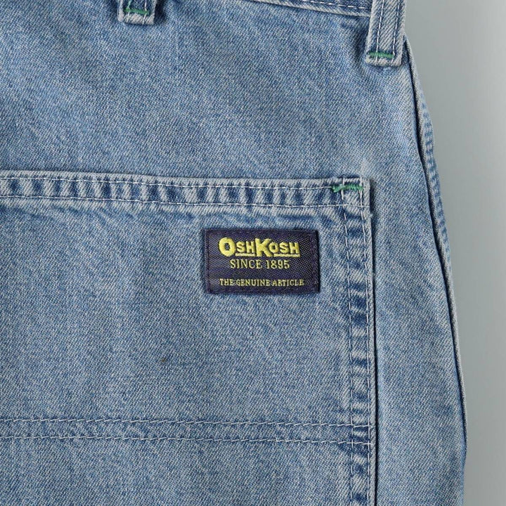 ~1980'S OSHKOSH B'Gosh Denim Painter Pants, Men's W30 (approx.), Vintage cotton blue type Vintage Second Hand