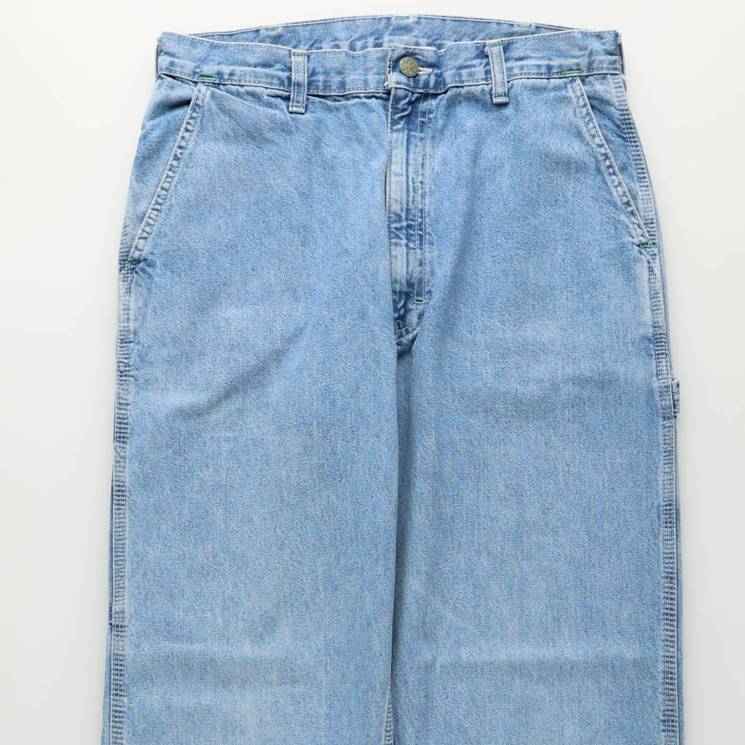 ~1980'S OSHKOSH B'Gosh Denim Painter Pants, Men's W30 (approx.), Vintage cotton blue type Vintage Second Hand