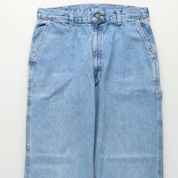 ~1980'S OSHKOSH B'Gosh Denim Painter Pants, Men's W30 (approx.), Vintage cotton blue type Vintage Second Hand