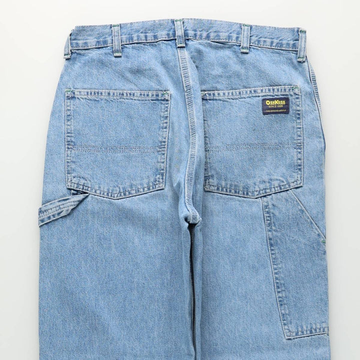 ~1980'S OSHKOSH B'Gosh Denim Painter Pants, Men's W30 (approx.), Vintage cotton blue type Vintage Second Hand