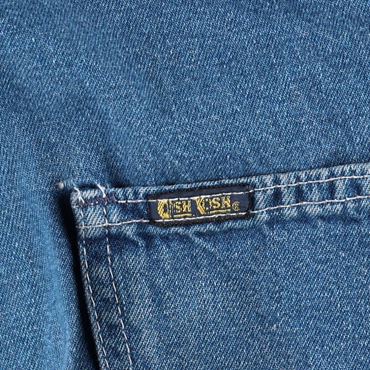 ~1980'S OSHKOSH B'gosh Denim Painter Pants, Made in USA, Men's W31 (approx.), Vintage cotton blue type Vintage Second Hand