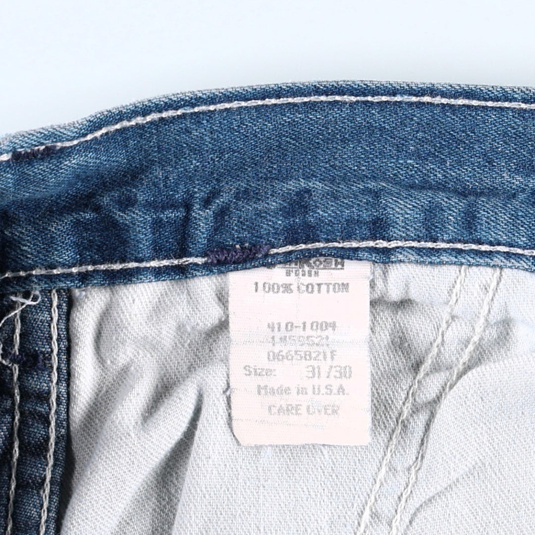 ~1980'S OSHKOSH B'gosh Denim Painter Pants, Made in USA, Men's W31 (approx.), Vintage cotton blue type Vintage Second Hand