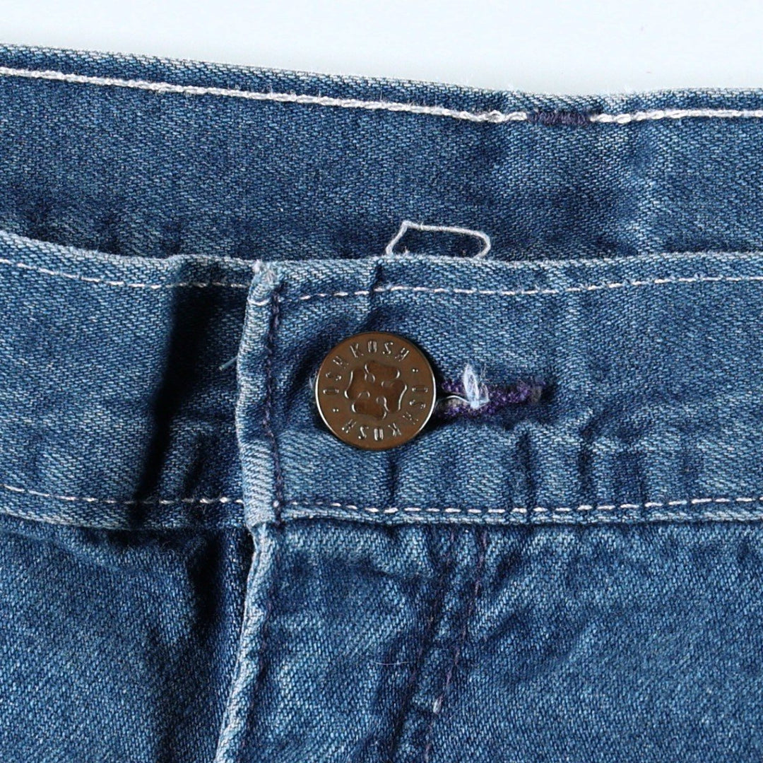 ~1980'S OSHKOSH B'gosh Denim Painter Pants, Made in USA, Men's W31 (approx.), Vintage cotton blue type Vintage Second Hand