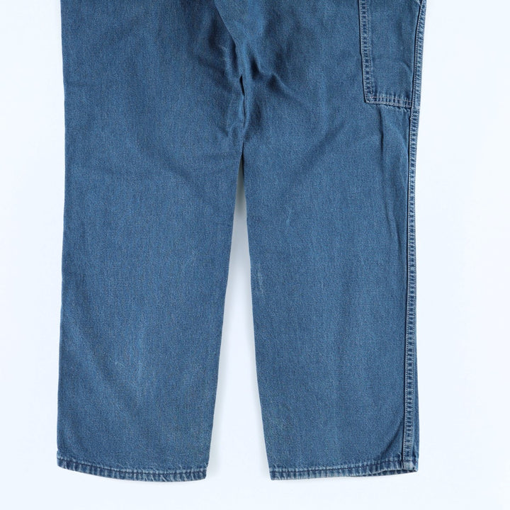 ~1980'S OSHKOSH B'gosh Denim Painter Pants, Made in USA, Men's W31 (approx.), Vintage cotton blue type Vintage Second Hand