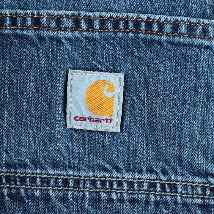 Carhartt Loose Fit Double Knee Denim Painter Pants, Men's W37 (approx.) cotton blue type Vintage Second Hand