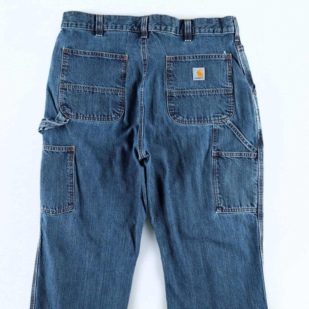 Carhartt Loose Fit Double Knee Denim Painter Pants, Men's W37 (approx.) cotton blue type Vintage Second Hand