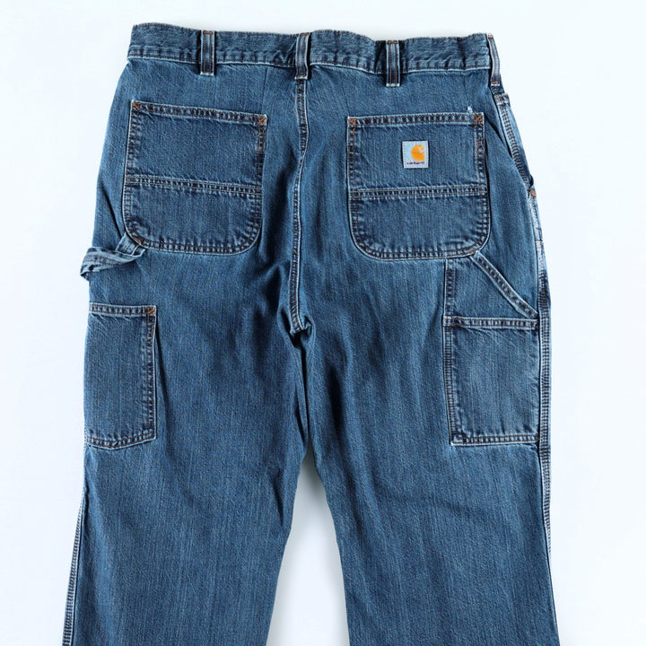 Carhartt Loose Fit Double Knee Denim Painter Pants, Men's W37 (approx.) cotton blue type Vintage Second Hand