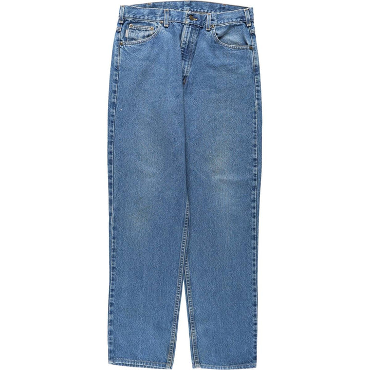Carhartt Tapered Denim Pants for Men, W35 equivalent cotton blue type Vintage Second Hand