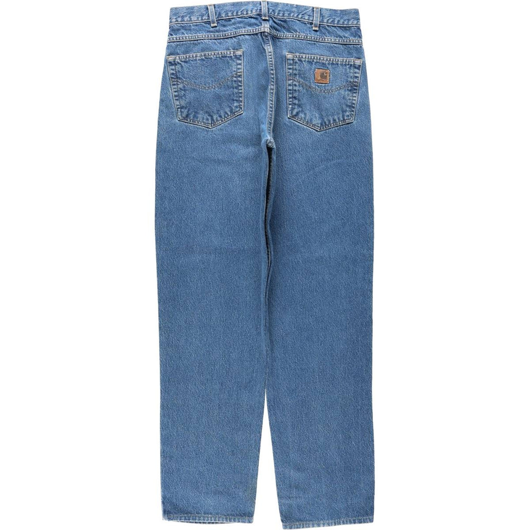 Carhartt Tapered Denim Pants for Men, W35 equivalent cotton blue type Vintage Second Hand