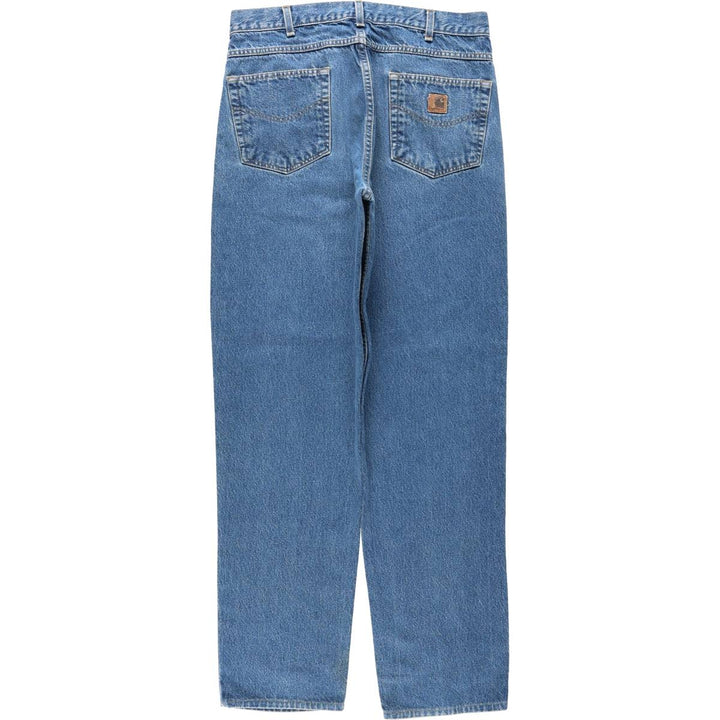 Carhartt Tapered Denim Pants for Men, W35 equivalent cotton blue type Vintage Second Hand