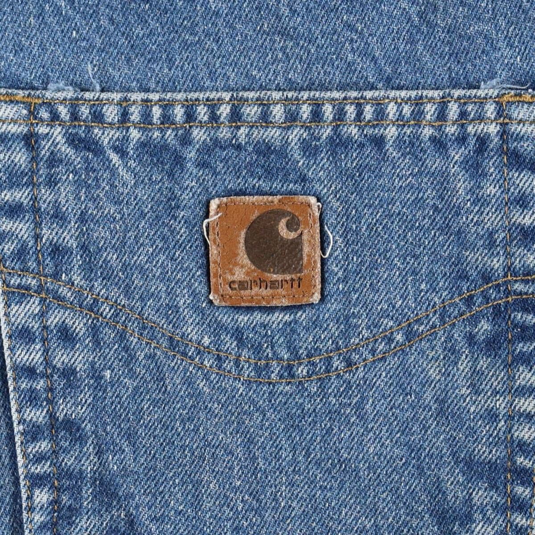 Carhartt Tapered Denim Pants for Men, W35 equivalent cotton blue type Vintage Second Hand