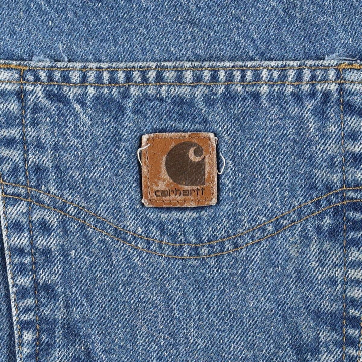 Carhartt Tapered Denim Pants for Men, W35 equivalent cotton blue type Vintage Second Hand