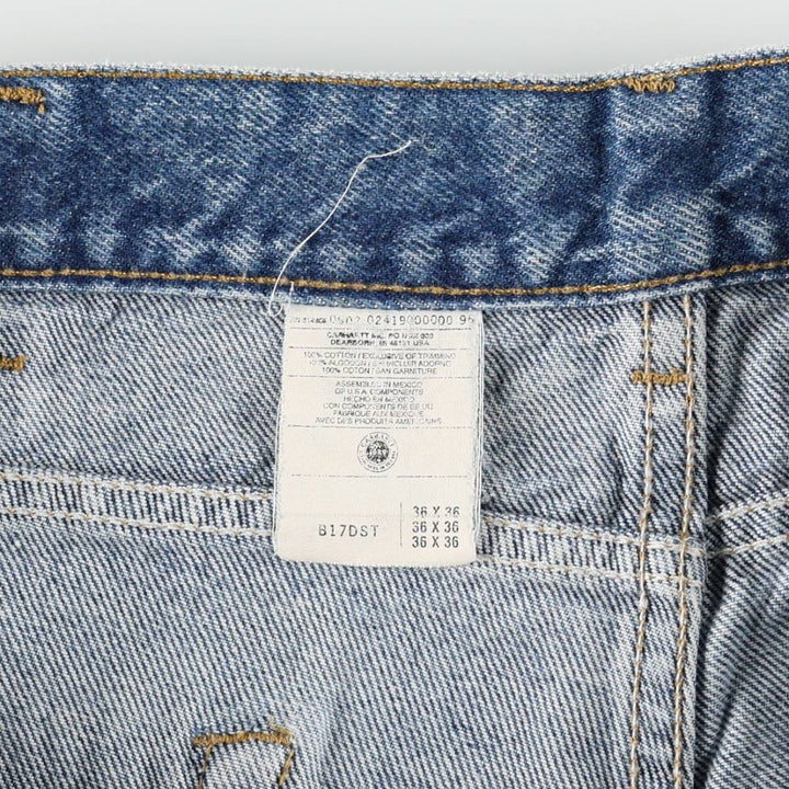 Carhartt Tapered Denim Pants for Men, W35 equivalent cotton blue type Vintage Second Hand