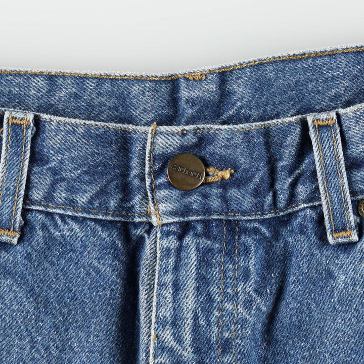 Carhartt Tapered Denim Pants for Men, W35 equivalent cotton blue type Vintage Second Hand