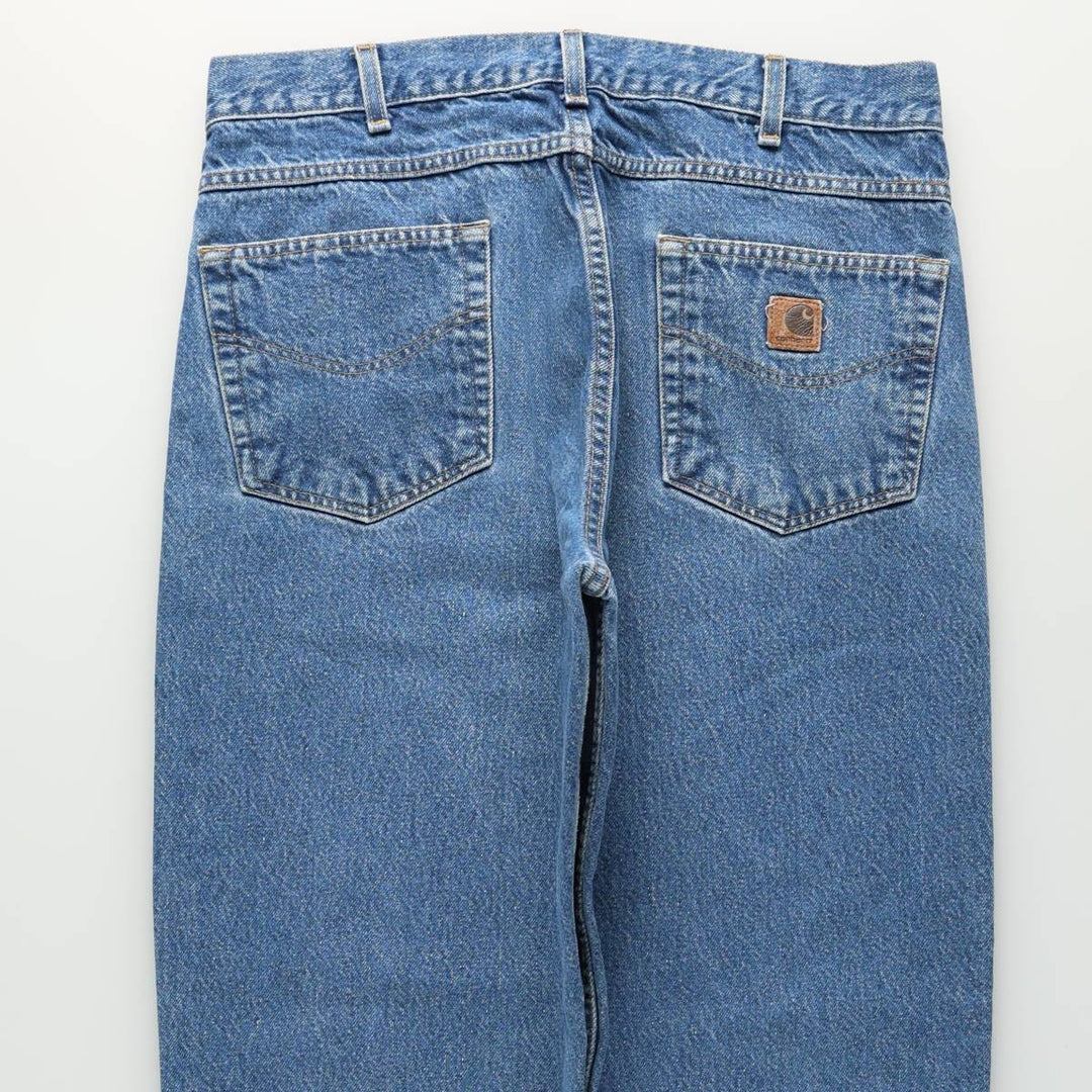 Carhartt Tapered Denim Pants for Men, W35 equivalent cotton blue type Vintage Second Hand