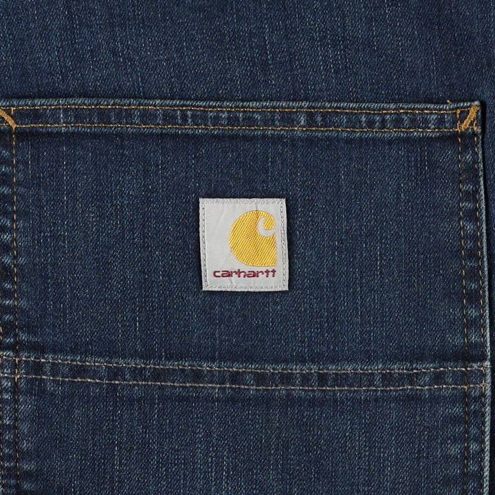 Carhartt Relaxed Fit Tapered Denim Pants, Men's Size W38 (approx.) cotton Navy blue Vintage Second Hand