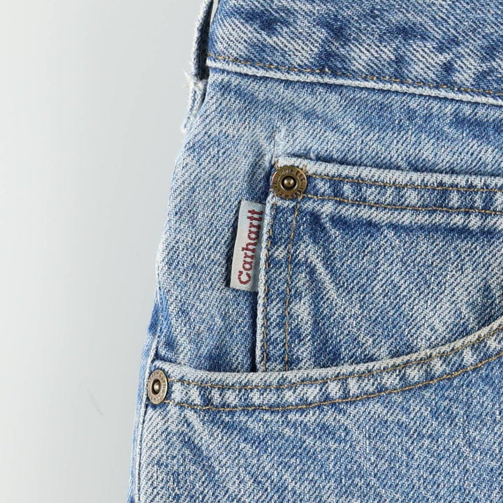 Carhartt Traditional FIT Tapered Denim Pants Men's W38 cotton blue type Vintage Second Hand