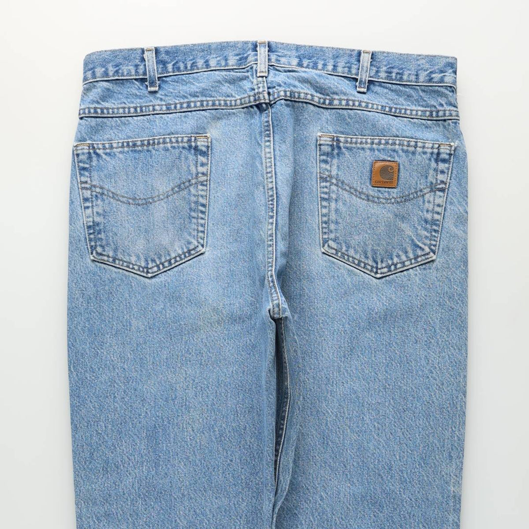Carhartt Traditional FIT Tapered Denim Pants Men's W38 cotton blue type Vintage Second Hand