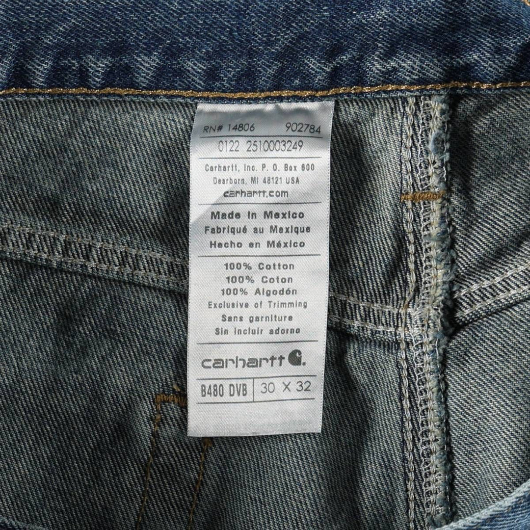 Carhartt Tapered Denim Pants for Men, W31 equivalent cotton blue type Vintage Second Hand