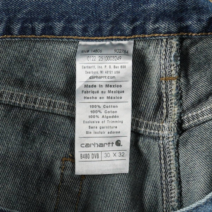 Carhartt Tapered Denim Pants for Men, W31 equivalent cotton blue type Vintage Second Hand