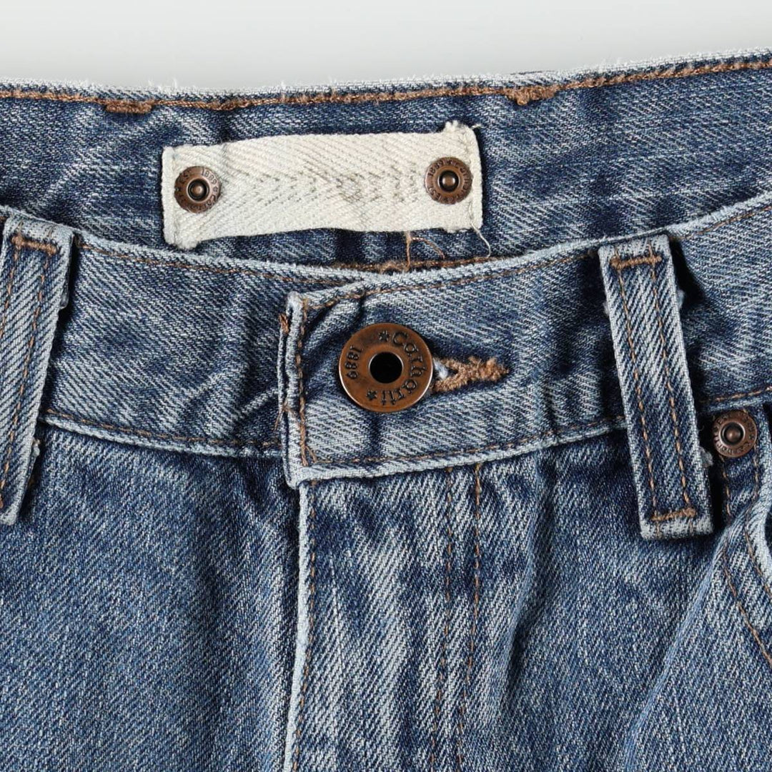 Carhartt Loose Fit Tapered Denim Pants, Men's Size W34 (approx.) cotton blue type Vintage Second Hand