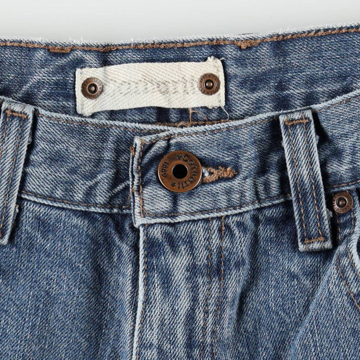 Carhartt Loose Fit Tapered Denim Pants, Men's Size W34 (approx.) cotton blue type Vintage Second Hand