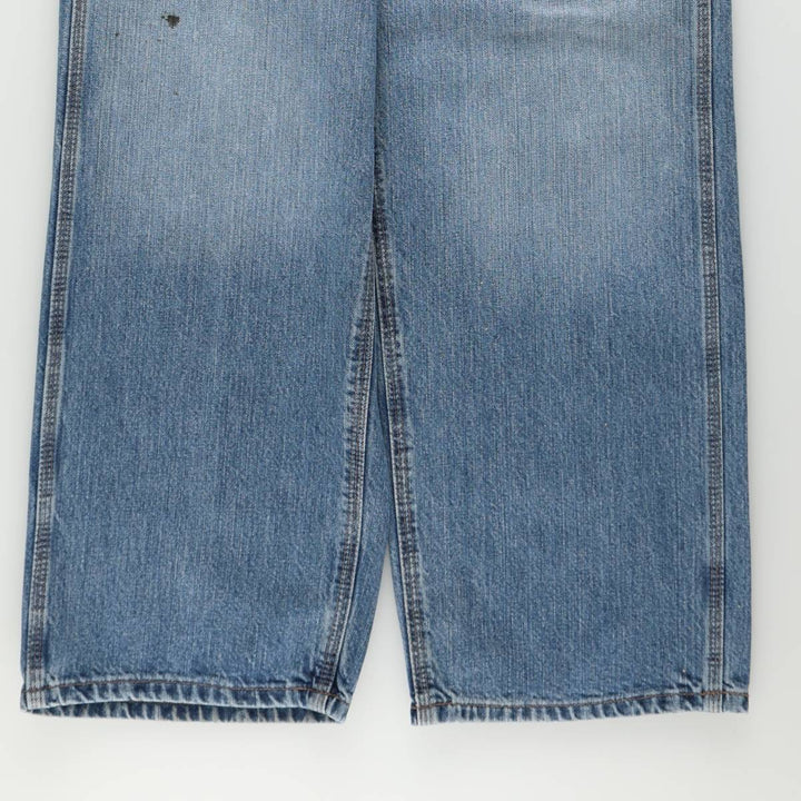 Carhartt Loose Fit Tapered Denim Pants, Men's Size W34 (approx.) cotton blue type Vintage Second Hand
