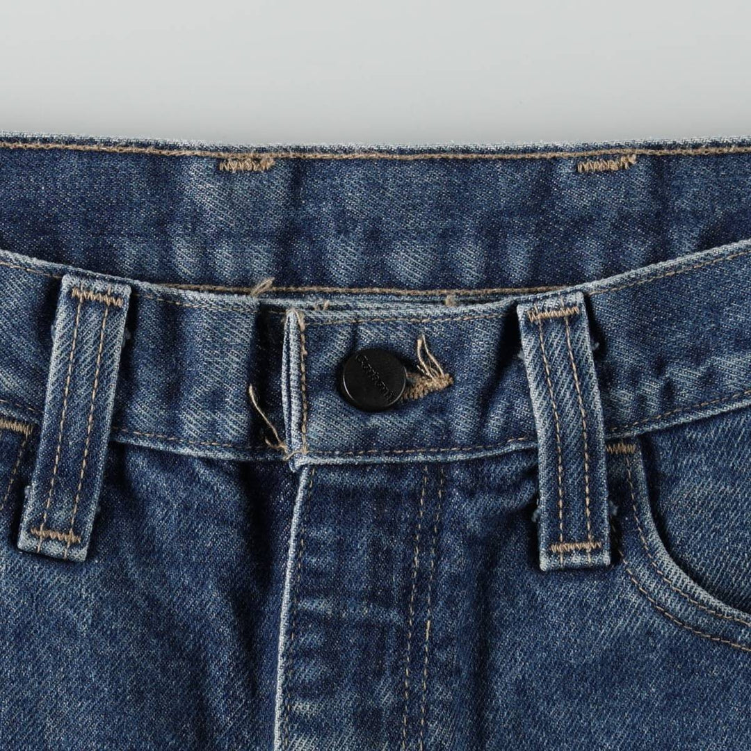 Carhartt FR Series Relaxed Fit Straight Denim Pants, Men's Size W34 (approx.) cotton blue type Vintage Second Hand