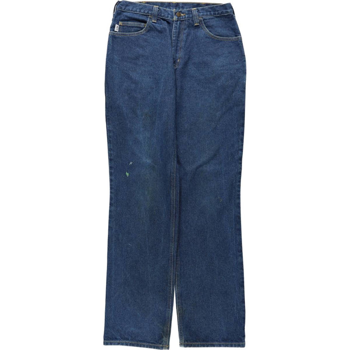 Carhartt Tapered Denim Pants for Men, W32 equivalent cotton blue type Vintage Second Hand