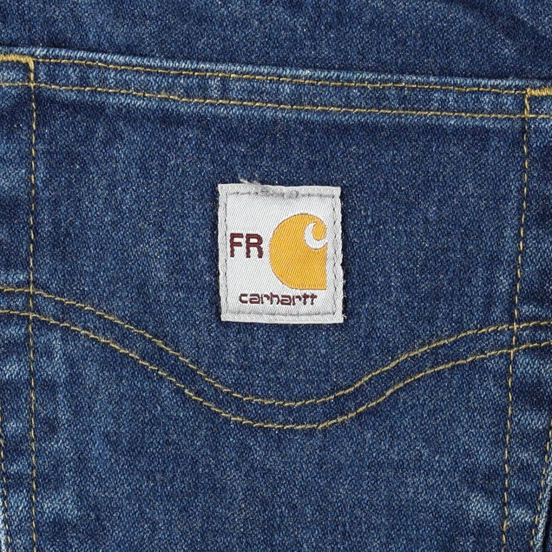 Carhartt Tapered Denim Pants for Men, W32 equivalent cotton blue type Vintage Second Hand