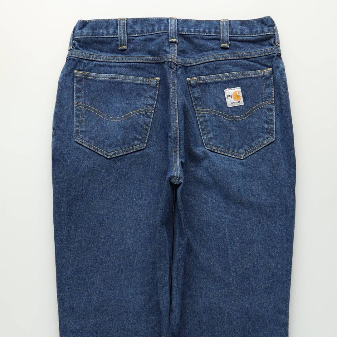 Carhartt Tapered Denim Pants for Men, W32 equivalent cotton blue type Vintage Second Hand