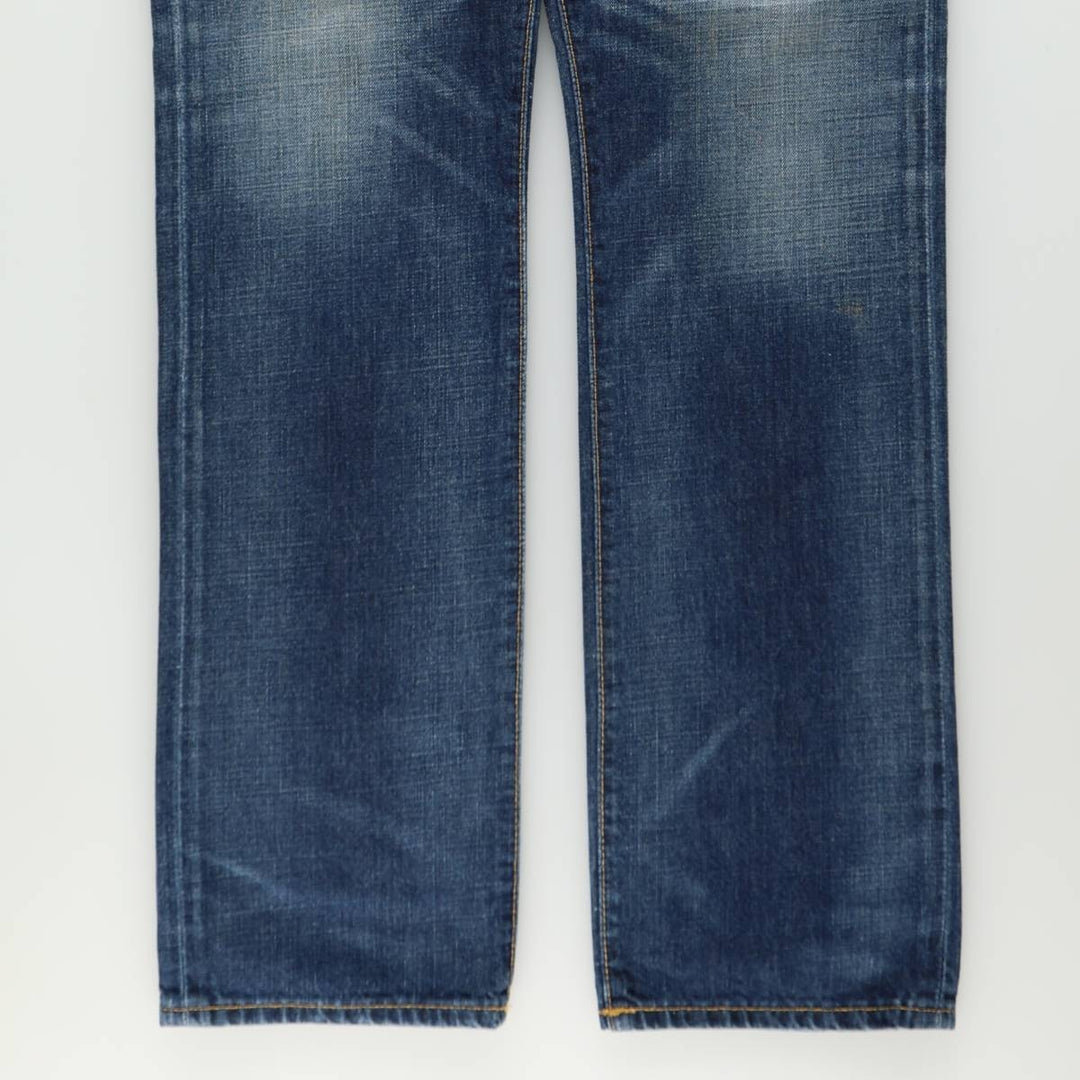 Ralph Lauren POLO RALPH LAUREN men's tapered denim pants, size W37 cotton blue type Vintage Second Hand