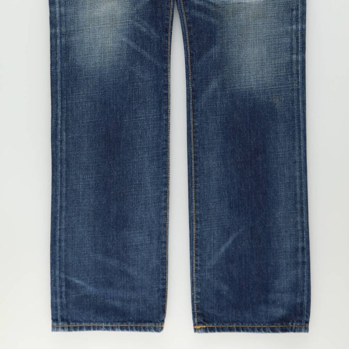 Ralph Lauren POLO RALPH LAUREN men's tapered denim pants, size W37 cotton blue type Vintage Second Hand